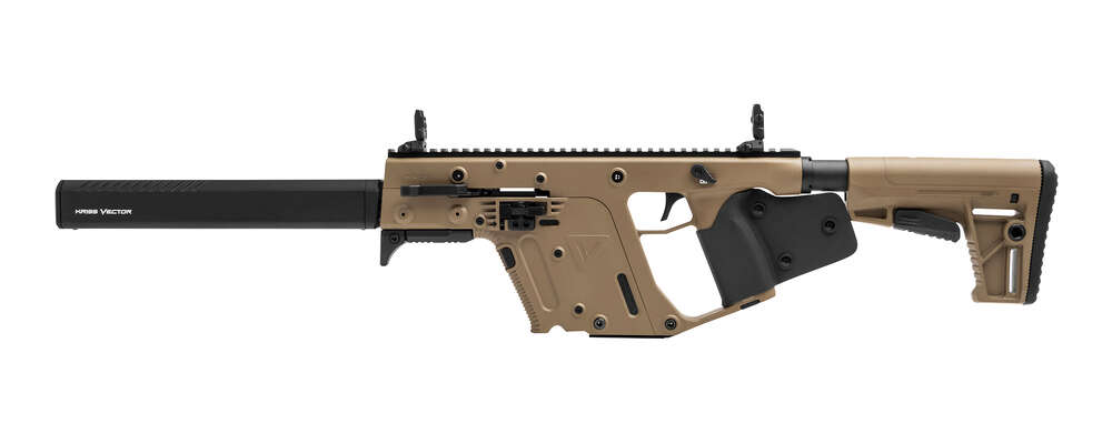 Rifles Long Guns Kriss Tdi Vector CRB 10mm VECTOR CRB G2 10MM 16" FDE CA • KYDEX GRIP WRAP • Model: Vector CRB